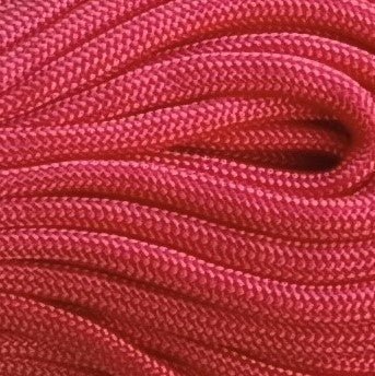 Paracord 550 type lll 100% nylon color ROJO CEREZA - Imagen 7