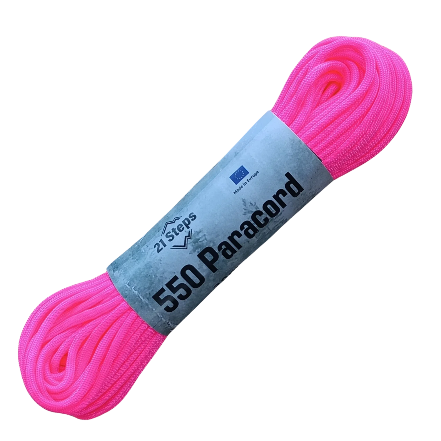 Paracord 550 type lll 100% nylon color ROSA FUERTE