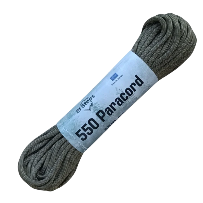 Paracord 550 type lll 100% nylon color VERDE OLIVA