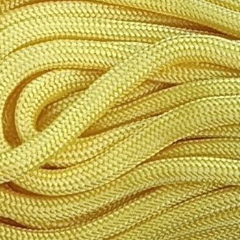Paracord 550 type lll 100% nylon color AMARILLO - Imagen 5
