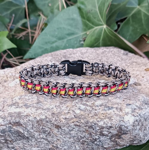 Pulsera paracord España Cobra MINI Árido - Imagen 3
