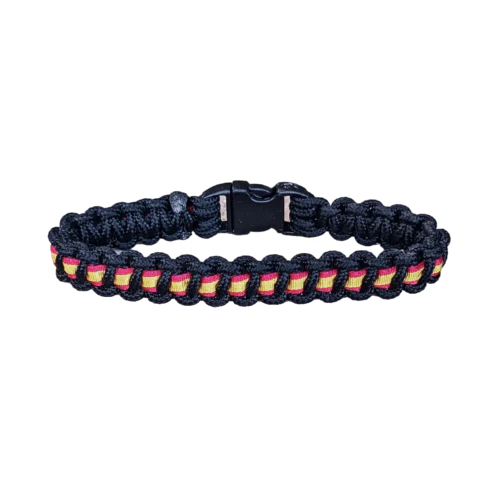 Pulsera paracord España Cobra MINI Negro - Imagen 2